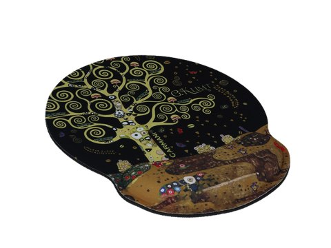 Podkładka pod myszkę z poduszką na nadgarstek - G. Klimt, Drzewo życia