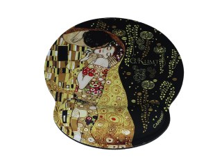 Podkładka pod myszkę z poduszką na nadgarstek - G. Klimt, Pocałunek (CARMANI)