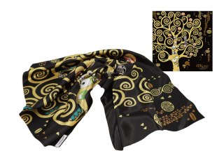 Apaszka Szal ze szlachetnej tkaniny - G. Klimt, Drzewo życia (CARMANI)