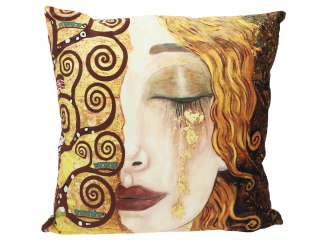 Poduszka z wypełnieniem/suwak - G. Klimt, Złote łzy (CARMANI)