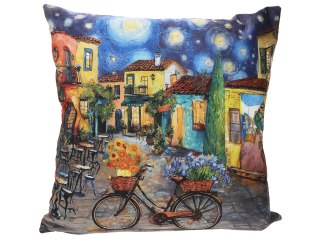 Poduszka z wypełnieniem/suwak - Inspirowana malarstwem V. van Gogh (CARMANI)