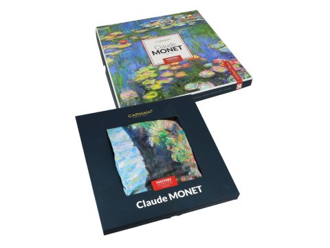 Apaszka Szal ze szlachetnej tkaniny - C. Monet, Spacer po klifie w Pourville (CARMANI)