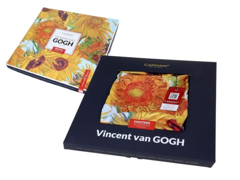 Apaszka Szal ze szlachetnej tkaniny - Van Gogh, Słoneczniki