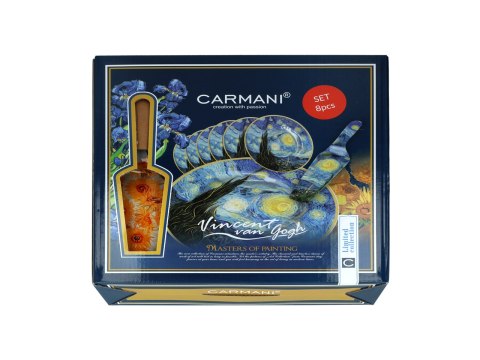 Komplet patera i 6 talerzyków - Van Gogh, Słoneczniki