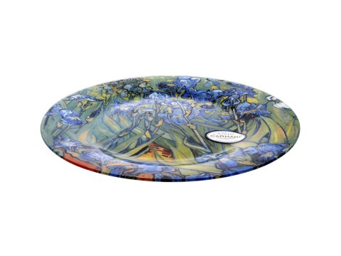 Talerz dekoracyjny z łopatką - Van Gogh, Irysy
