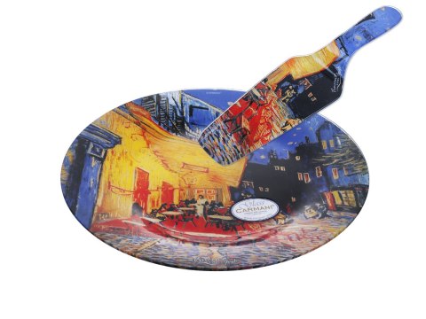 Talerz dekoracyjny z łopatką - Van Gogh, Taras Kawiarni w nocy