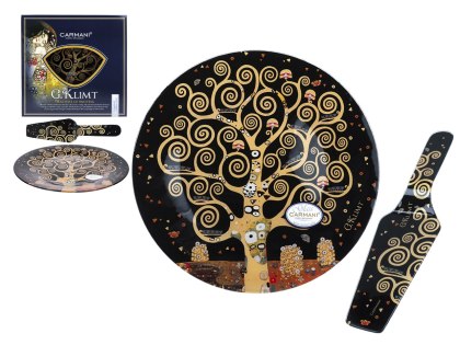 Talerz dekoracyjny z łopatką - G. Klimt, Drzewo życia