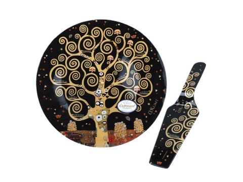 Talerz dekoracyjny z łopatką - G. Klimt, Drzewo życia