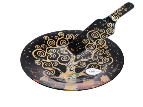 Talerz dekoracyjny z łopatką - G. Klimt, Drzewo życia