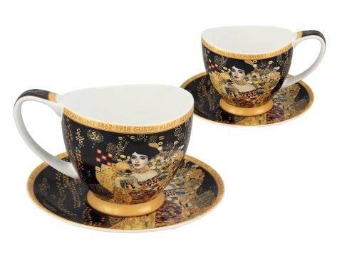 Filiżanka duża PREMIUM - Klimt, Adela - Porcelana w eleganckim kuferku