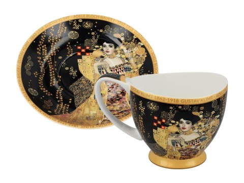 Filiżanka duża PREMIUM - Klimt, Adela - Porcelana w eleganckim kuferku
