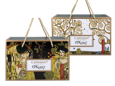 Filiżanka espresso PREMIUM - Klimt, Adela - Porcelana w eleganckim kuferku