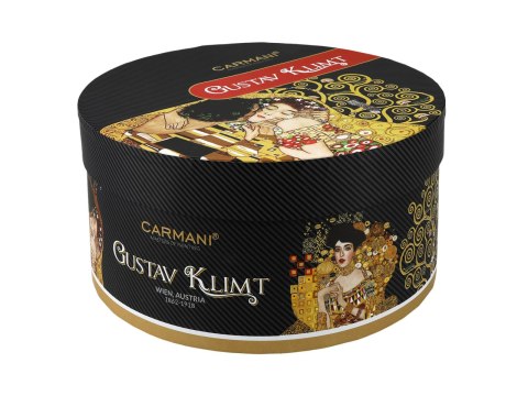 Filiżanka duża - Klimt - Pocałunek - Porcelana w okrągłym pudełk