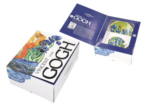 Filiżanka duża - Van Gogh, Irysy - Porcelana w eleganckim pudełku