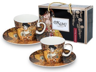 Komplet 2 filiżanek espresso premium - G. Klimt, Adela (CARMANI)