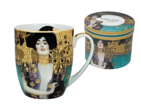 Kubek w pięknym pudełku - Klimt, Judyta