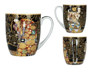 Kubek w pięknym pudełku - Klimt, Pocałunek