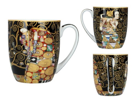 Kubek w pięknym pudełku - Klimt, Pocałunek