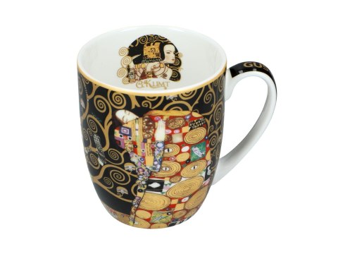 Kubek w pięknym pudełku - Klimt, Pocałunek