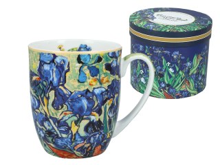 Kubek w pięknym pudełku - Van Gogh, Irysy