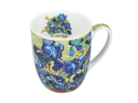 Kubek w pięknym pudełku - Van Gogh, Irysy
