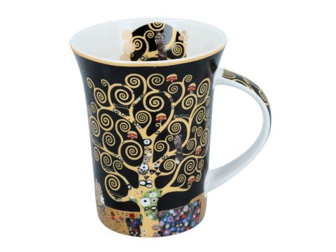 Kubek - Klimt, Drzewo życia - Porcelana w eleganckim pudełku
