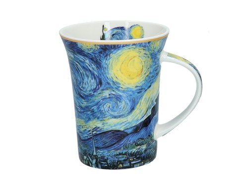 Kubek - Van Gogh, Gwiaździsta noc - Porcelana w eleganckim pudełku