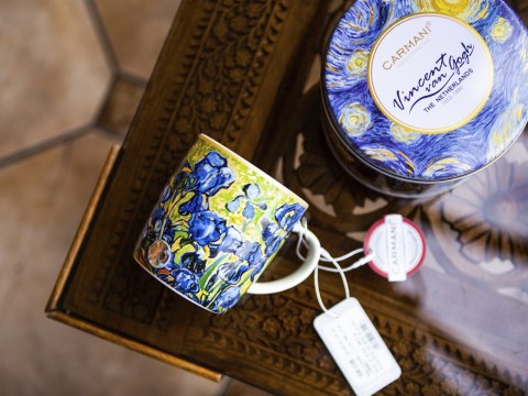 Kubek premium w puszce Van Gogh - Irysy