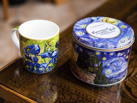 Kubek premium w puszce Van Gogh - Irysy
