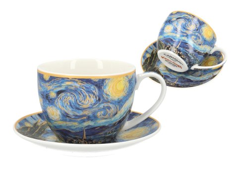 Filiżanka duża - Van Gogh, Gwiaździsta noc - Porcelana w eleganckim pudełku