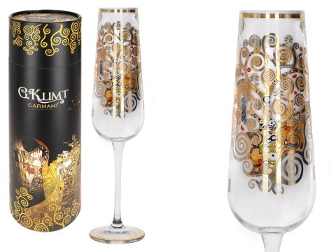 Kieliszek do szampana - G. Klimt, Drzewo (CARMANI)