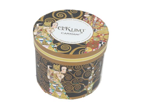 Kubek w pięknym pudełku - Klimt, Pocałunek