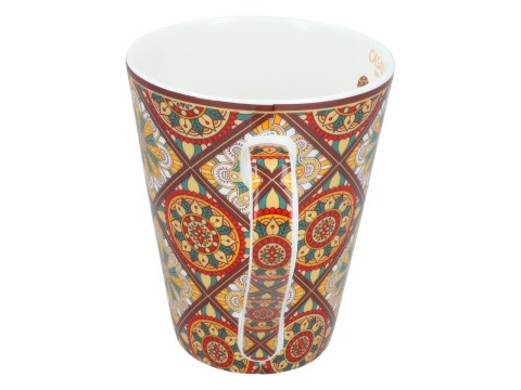 Kubek PREMIUM w kuferku MAROKAŃSKI STYL - porcelana