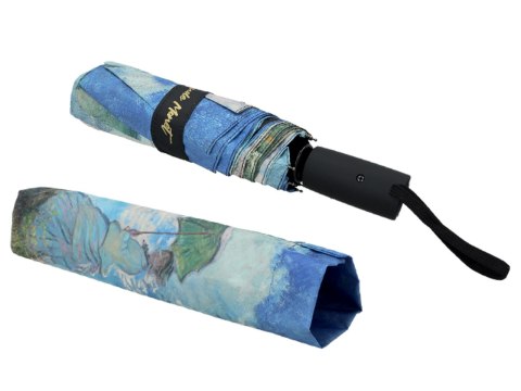 Parasol automat, składany - C. Monet, Kobieta z Parasolem (dekoracja na wierzchu) (CARMANI)