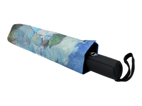 Parasol automat, składany - C. Monet, Kobieta z Parasolem (dekoracja na wierzchu) (CARMANI)